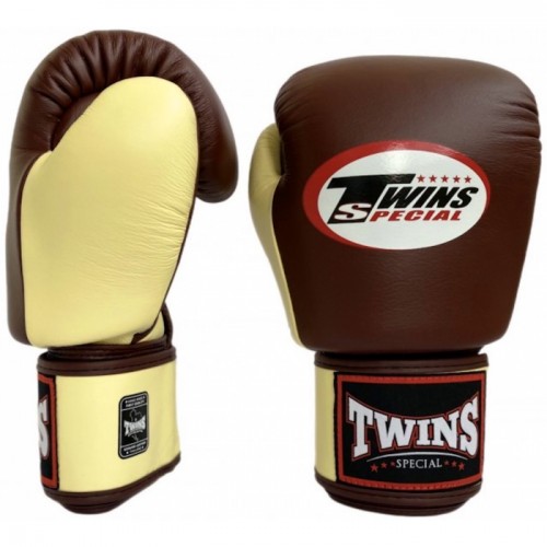 Боксерские перчатки Twins Special (BGVLA-2 brown/cream)